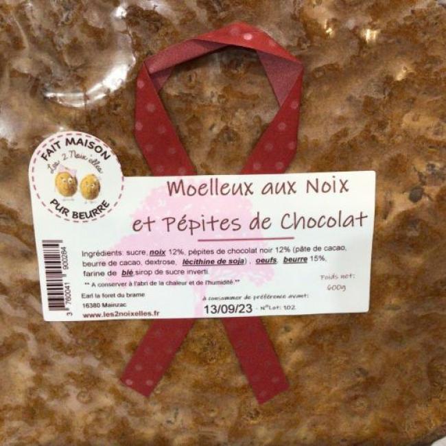 Moelleux aux noix et pépites de chocolat 600g