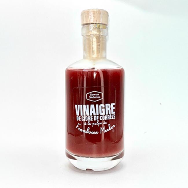 Vinaigre de cidre de Corréze à la pulpe de framboise Meeker