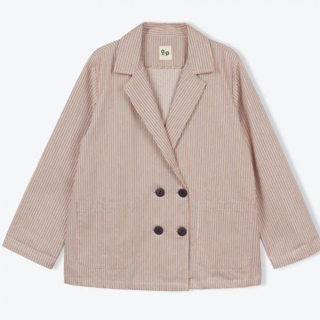 Veste denim rayé Daliane 
