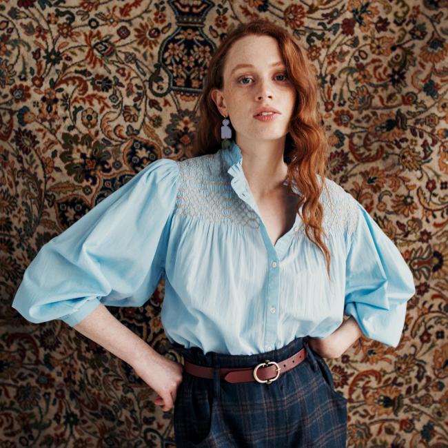 Blouse Louise Sky Blue Louise Misha 