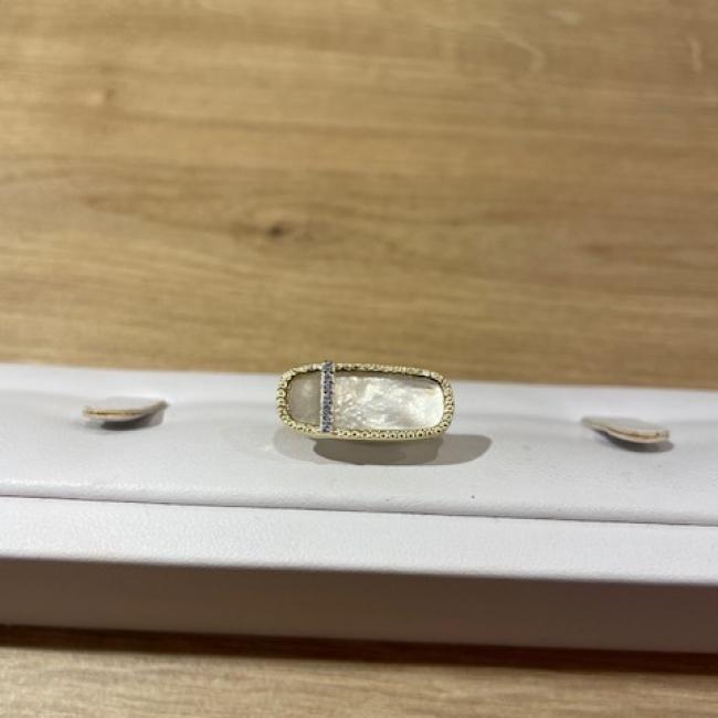 Bague Izy 3 nacre Be Maad