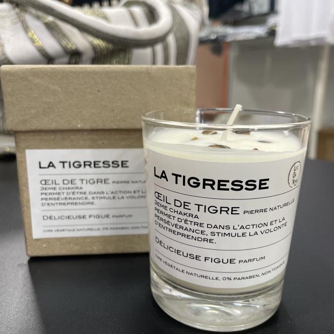BOUGIE LOV OEIl DE TIGRE LA TIGRESSE, delicieuse figue