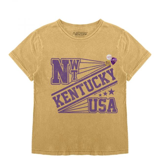 T-shirt fit Starlight KENTUCKY mustard 