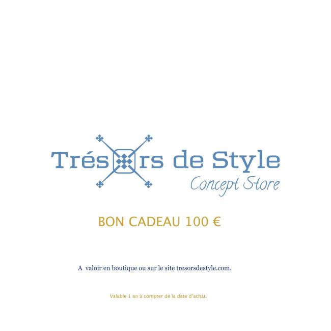 Carte cadeau valeur 100 €