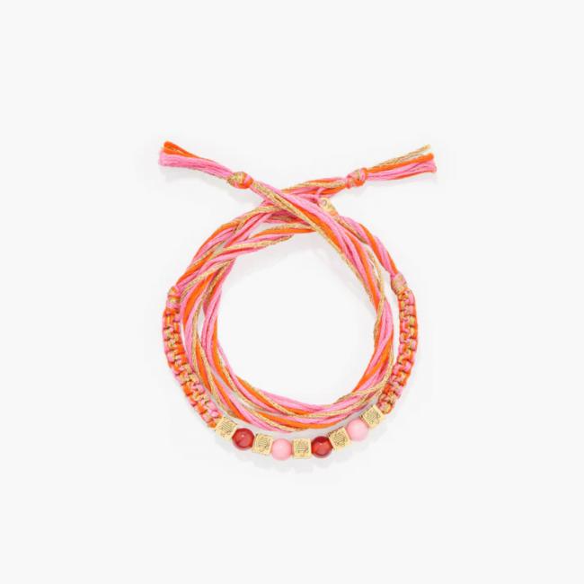 Bracelet rose HONOLULU Aurélie Bidermann