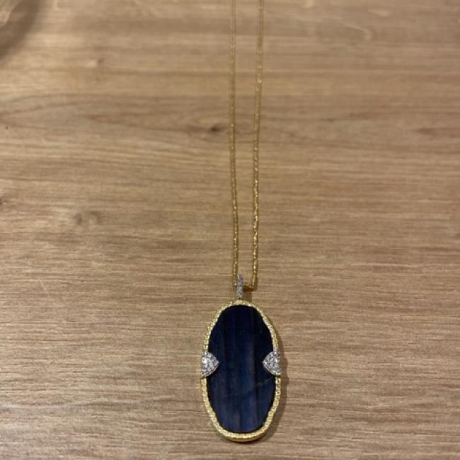 Sautoir Bélize labradorite be Maad 