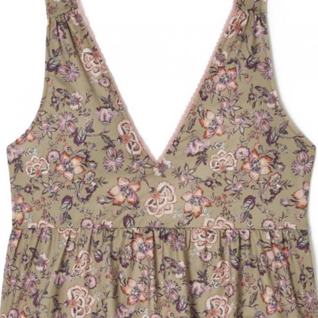 Top Lola Khaki tropical Louise Misha 