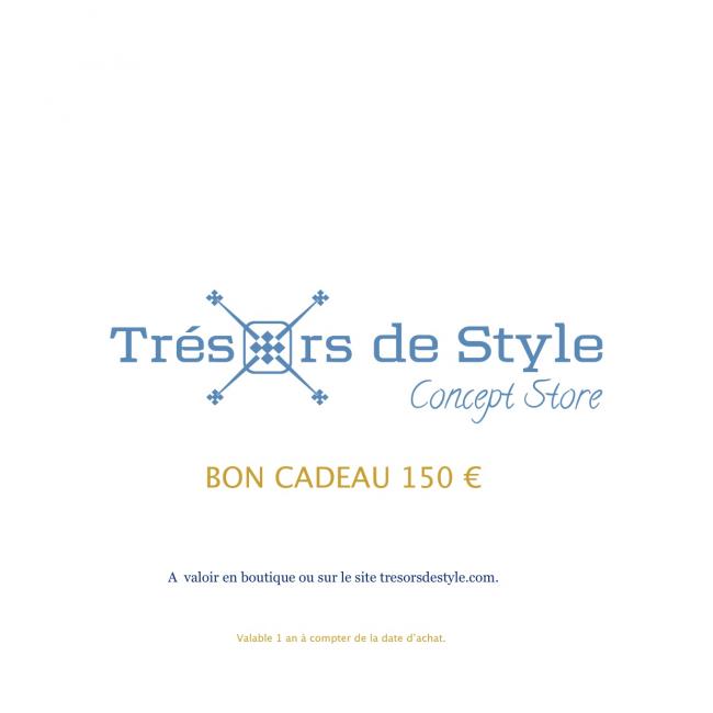 Carte cadeau valeur 150 €