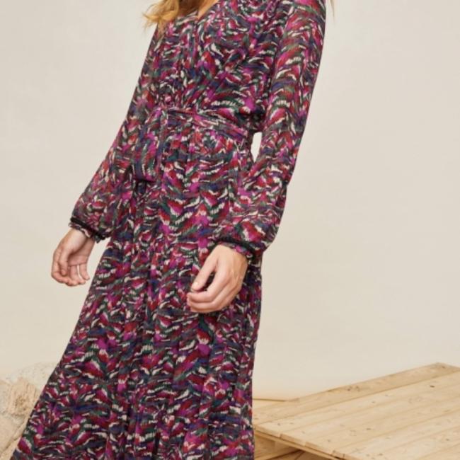 Robe longue imprimé boheme chic 