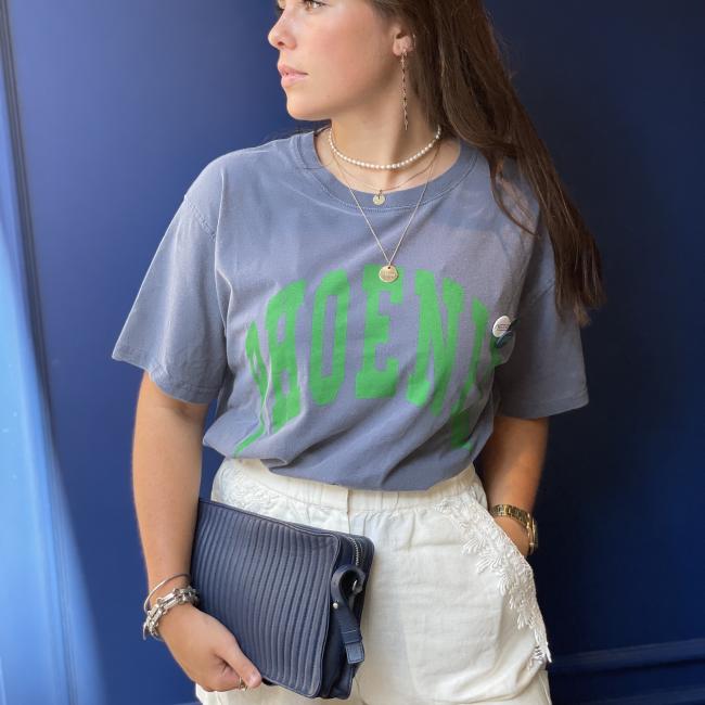 T-shirt Fit Trucker City PHOENIX MIXTE blue (bleu délavé)