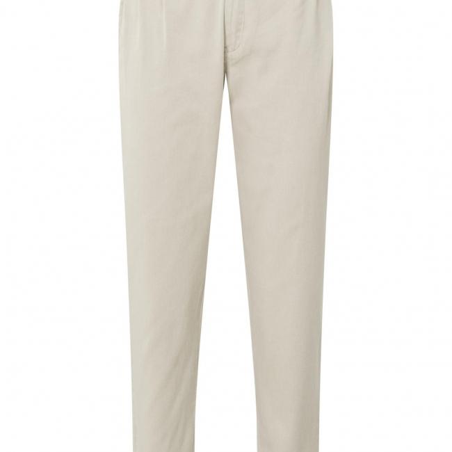 Pantalon ample en coton, à poches et fermeture éclair