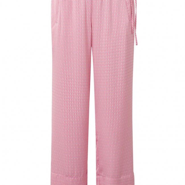 Pantalon large imprimé longueur 30 avec poches