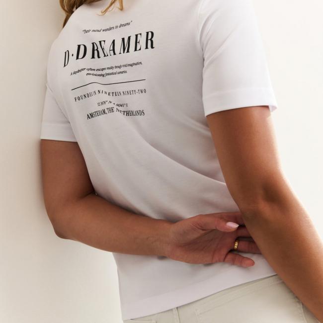 T-shirt à imprimé à l'arrière