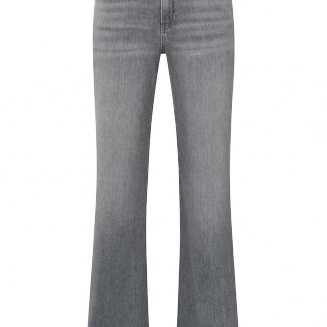 Jean ample gris à taille haute (L30)