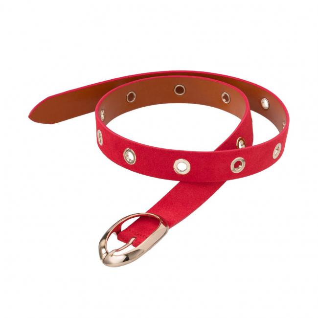 Ceinture en daim à boucle ovale