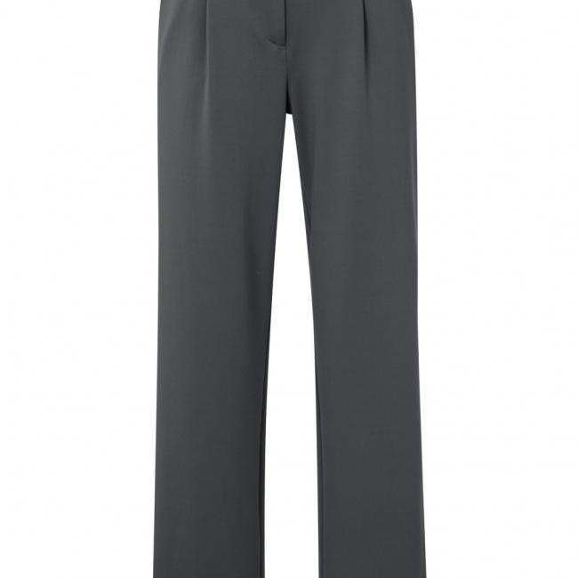 Pantalon large en jersey avec détails plissés