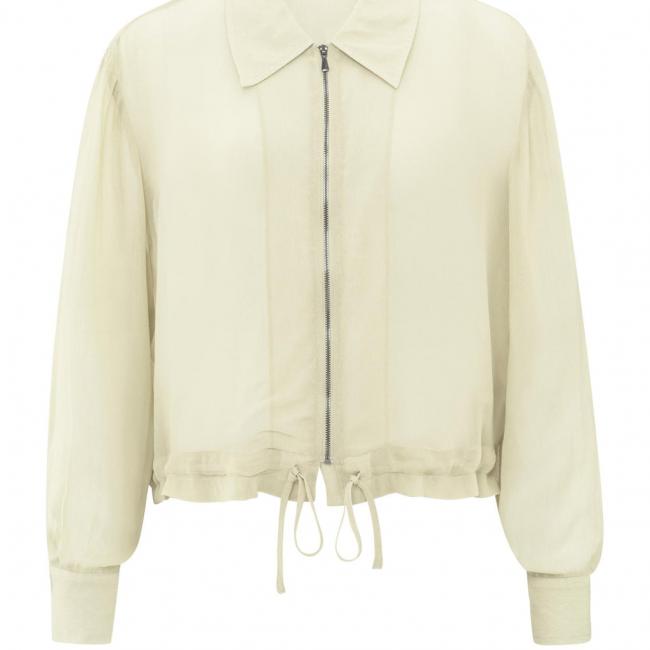Chemise veste légère avec fermeture éclair
