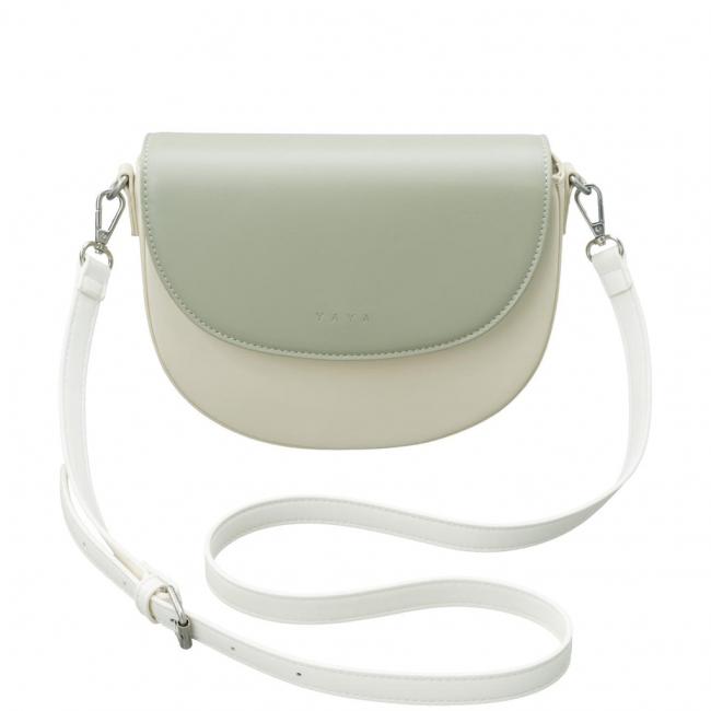Sac en bandoulière coloré avec anse et fermeture aimantée