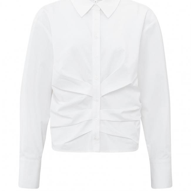 Chemise blanche manches longues à col classique