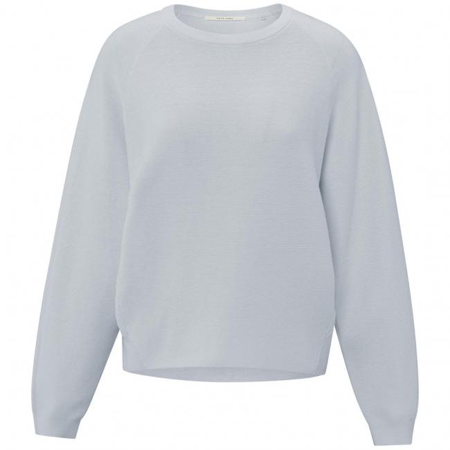 Pull doux à surpiqûres