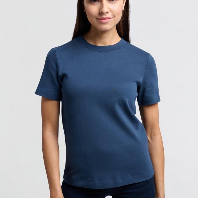 T-shirt manches courtes, col rond et coupe décontractée