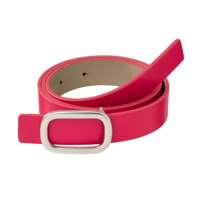 Ceinture réversible bicolore avec boucle carrée