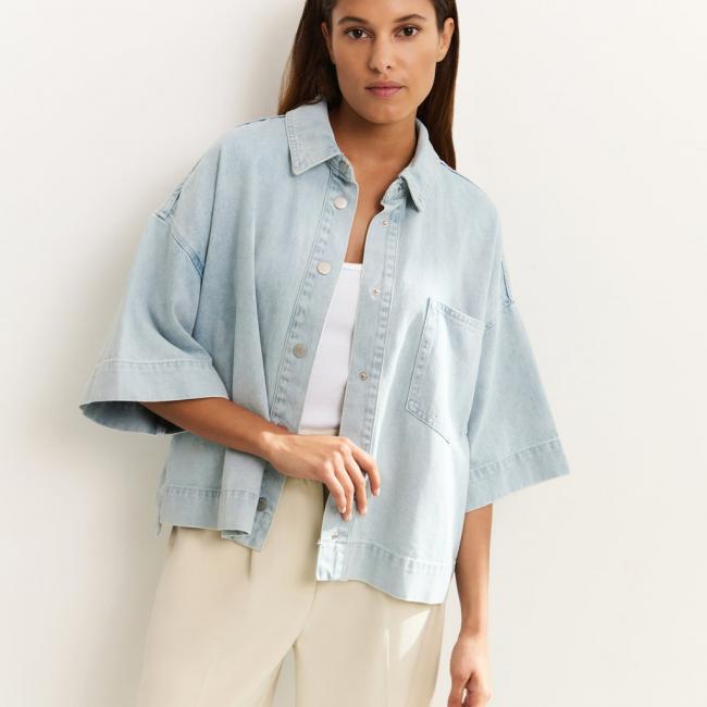 Veste en jean oversize