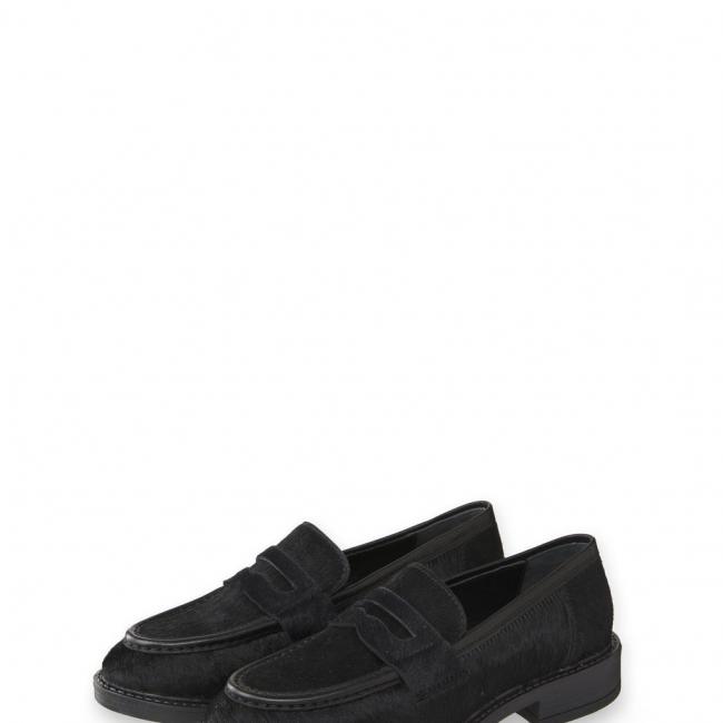 Pony hair loafers