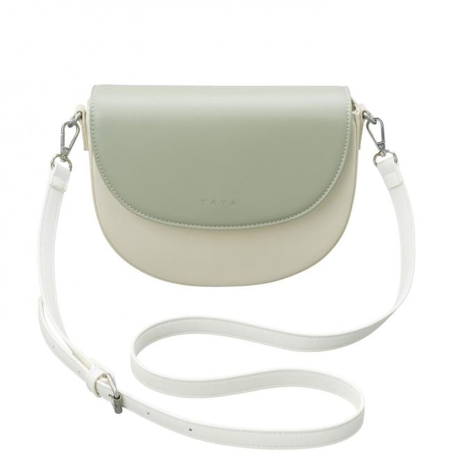 Sac en bandoulière coloré avec anse et fermeture aimantée