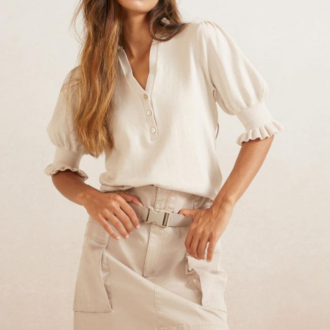 Mini jupe cargo avec ceinture cargo, poches et zip