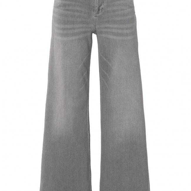 Pantalon en denim extra large à taille haute - L30