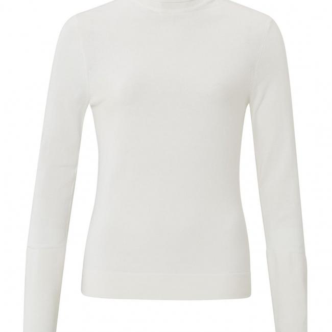 Pull à col roulé, manches longues avec boutons