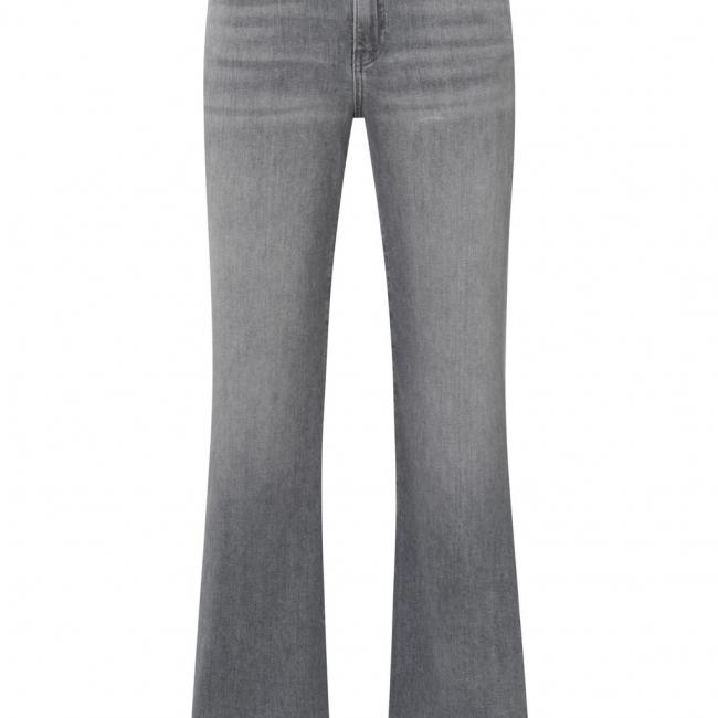 Jean ample gris à taille haute (L32)