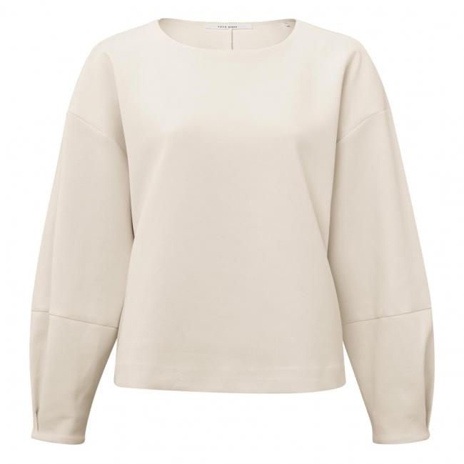 Sweat à col rond et longues manches bouffantes