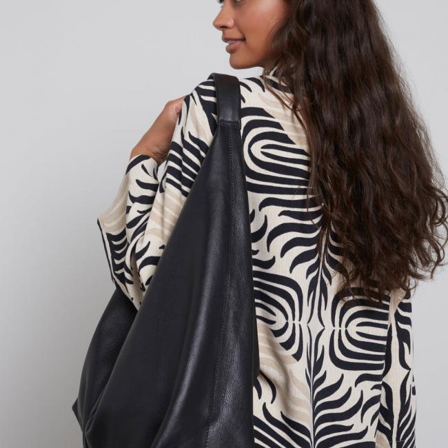 Tote bag en simili cuir avec anse