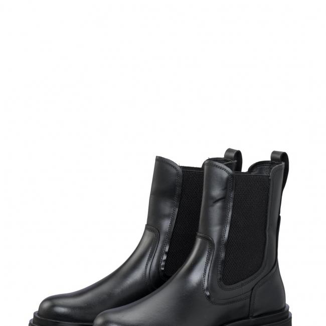 Bottines Chelsea en cuir - Black