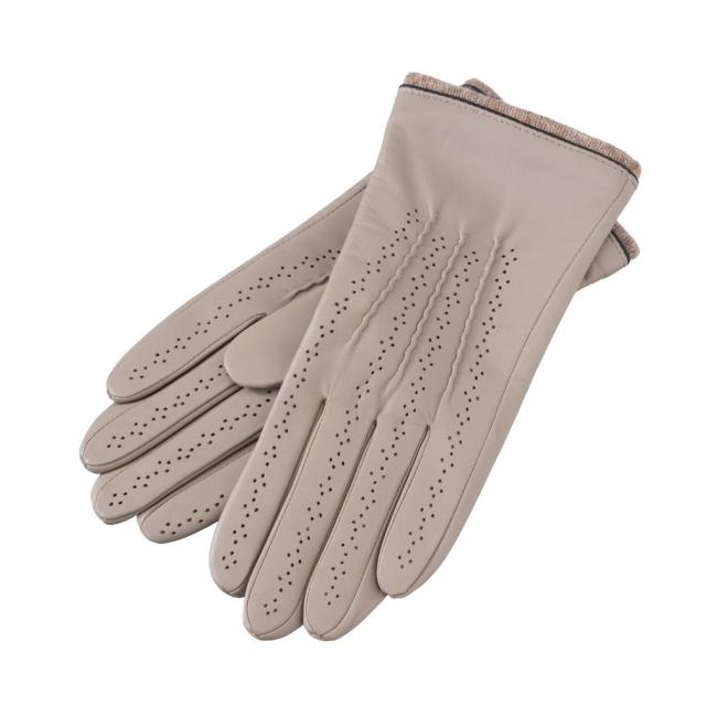 Gants en cuir avec d'élégants détails