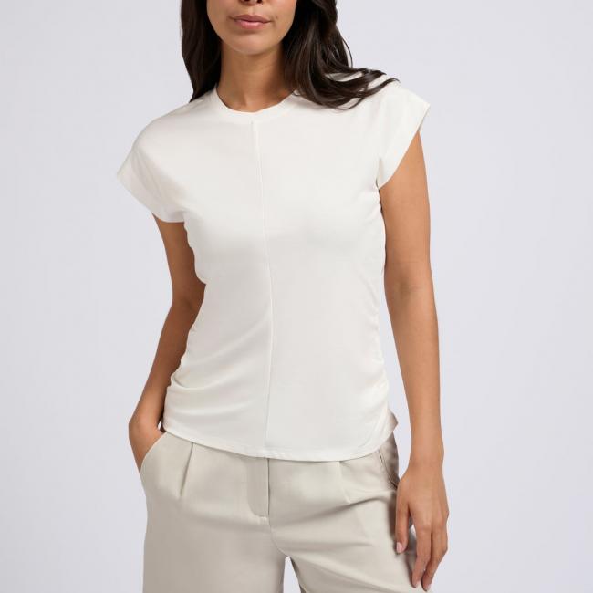 Short taille haute, fermeture éclair et poches