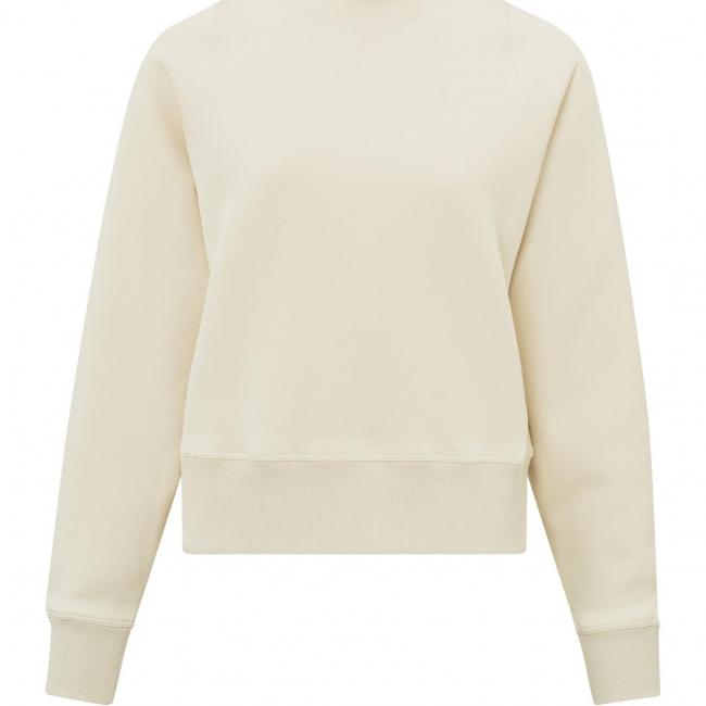 Pull col ras du cou, manches longues, emmanchures tombantes