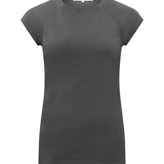 T-shirt à manches cape, style délavé