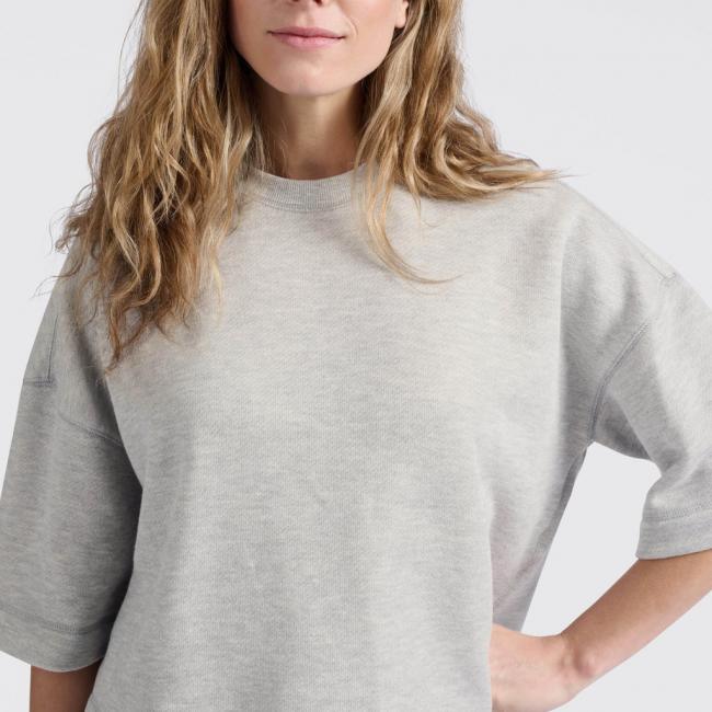 Sweat manches courtes, coupe décontractée