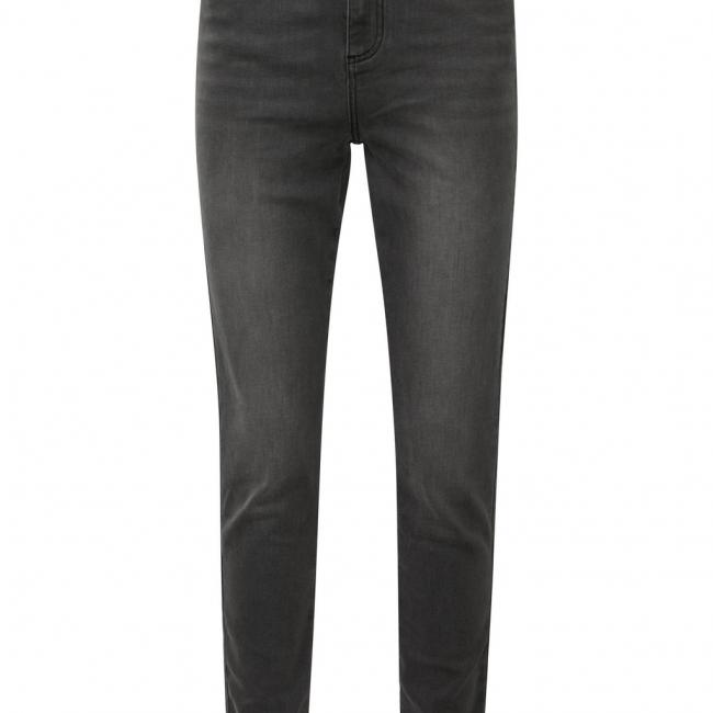 High waist skinny denim jeans in a cotton blend fabric