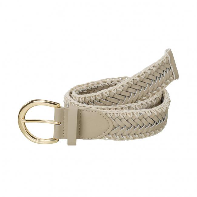 Ceinture tressée à boucle