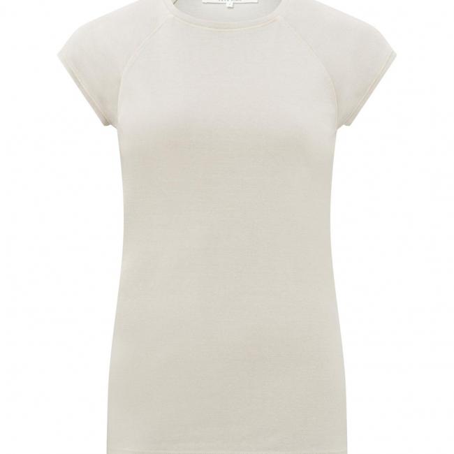 T-shirt à manches cape, style délavé