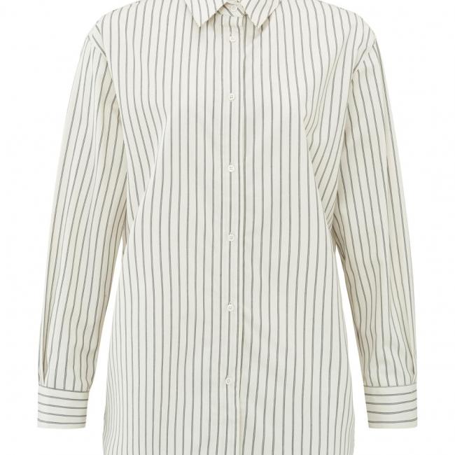 Chemise rayée décontractée à manches longues