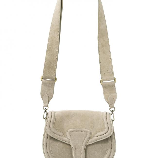 Sac à main en suédine, anse ajustable