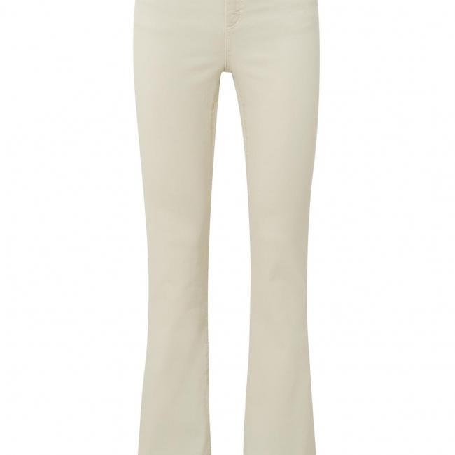 Jean évasé, taille haute avec poches, longueur 30