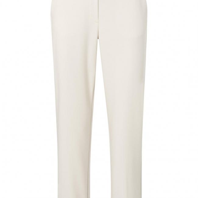 Pantalon élastiqué à la taille avec poches et revers