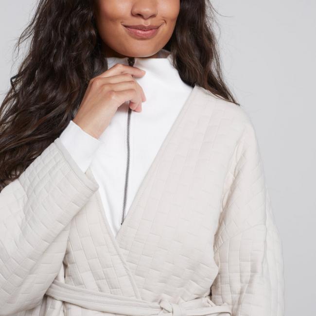 Pull camionneur, manches longues, épaules tombantes