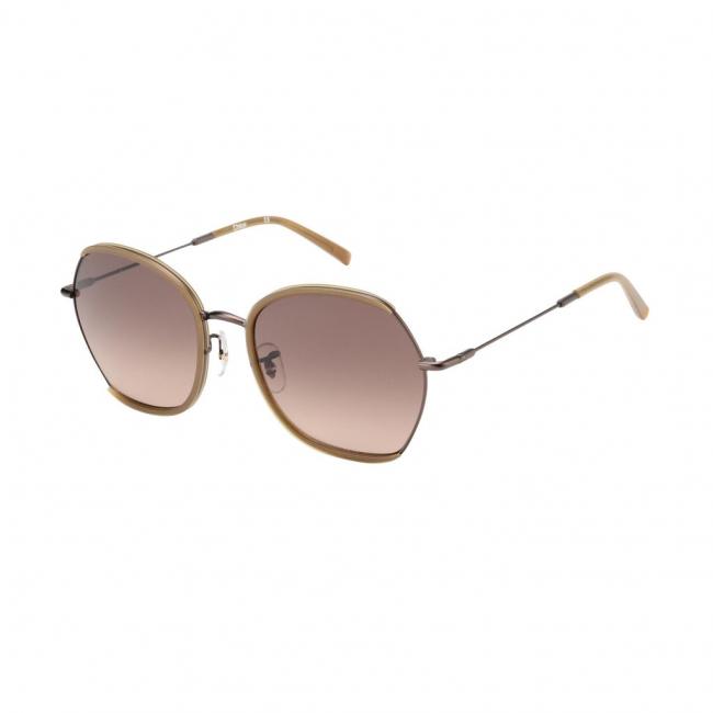 Lunettes de soleil Chloe à monture hexagonale en métal